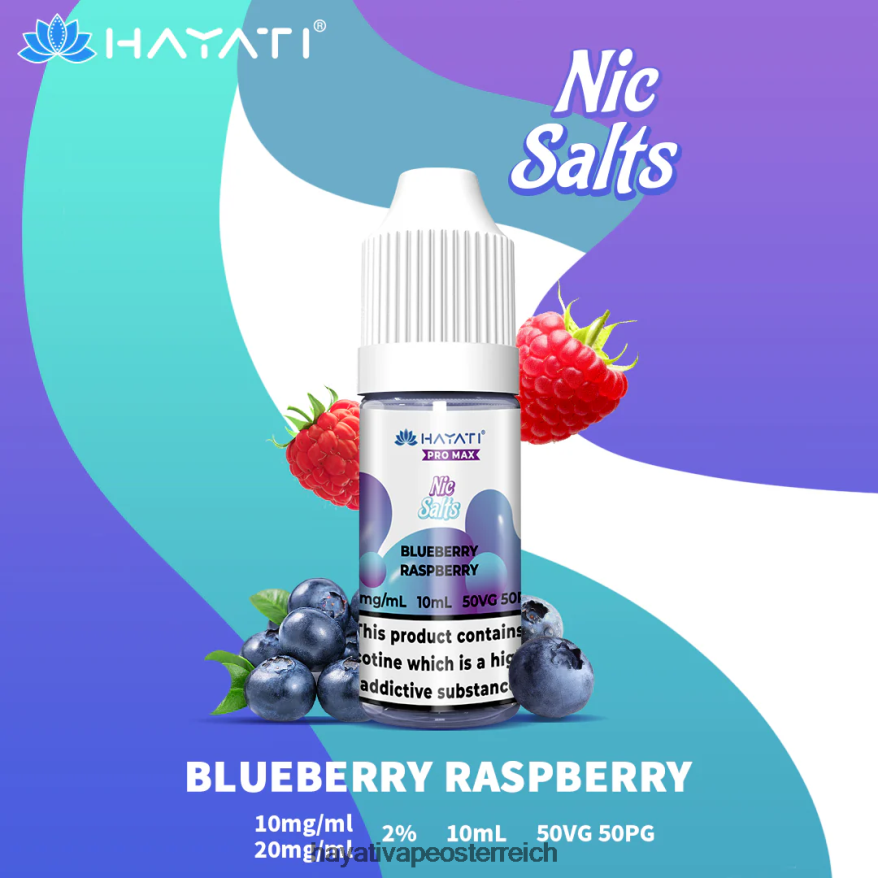 Hayati Flavour List - Hayati Pro Max Schöne Salze Blaubeer-Himbeere PZRL6R235