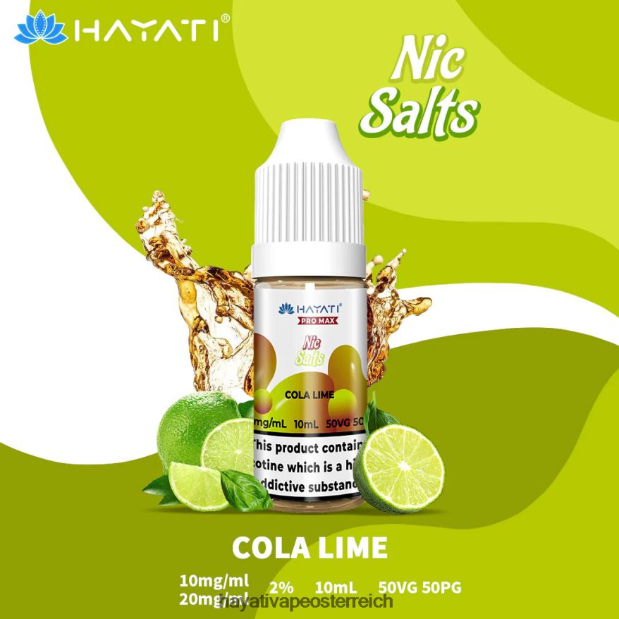Hayati Vape Shop - Hayati Pro Max Schöne Salze Cola-Limette PZRL6R237