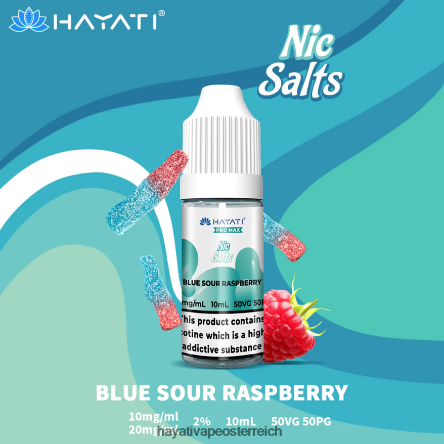 Hayati Vape Österreich - Hayati Pro Max Schöne Salze blaue saure Himbeere PZRL6R233