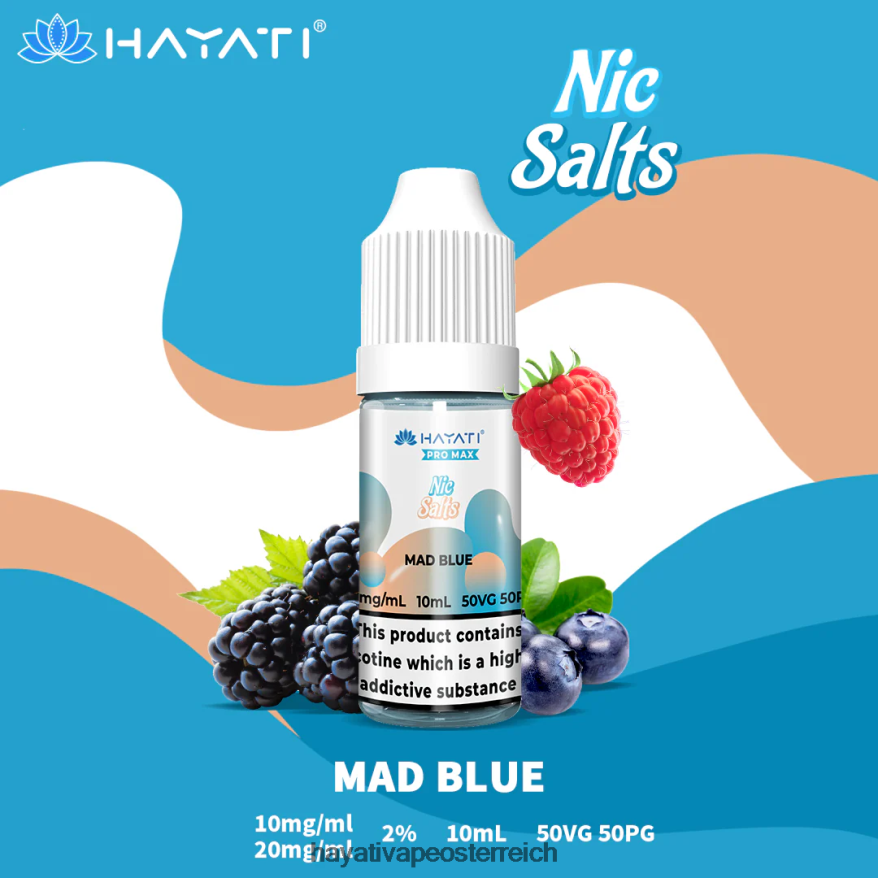 Hayati Vape Österreich - Hayati Pro Max Schöne Salze verrücktes Blau PZRL6R243
