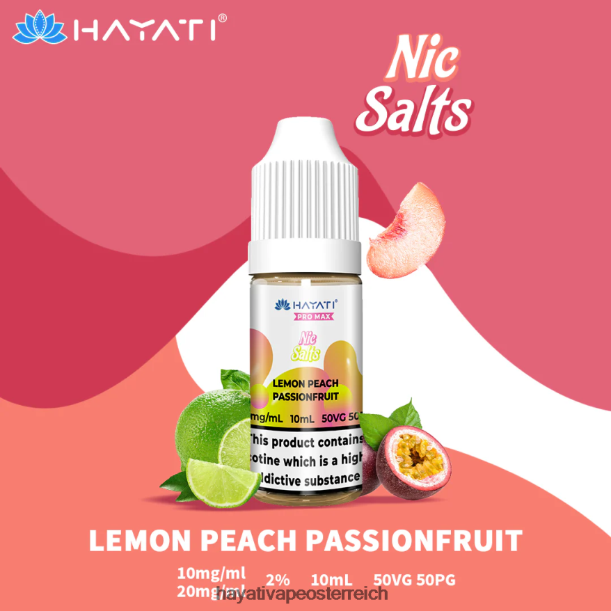 Hayati Wien - Hayati Pro Max Schöne Salze Zitronen-Pfirsich-Passionsfrucht PZRL6R242