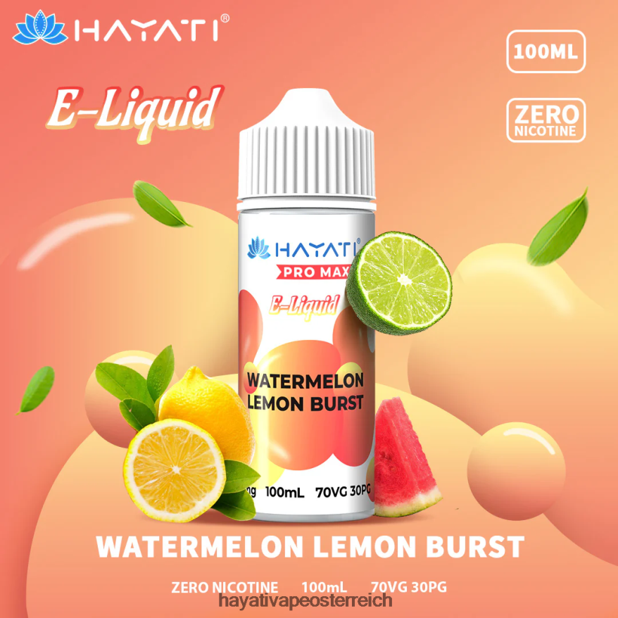 Hayati Österreich - Hayati Pro Max Schöne Salze Wassermelone, Zitrone, geplatzt PZRL6R261