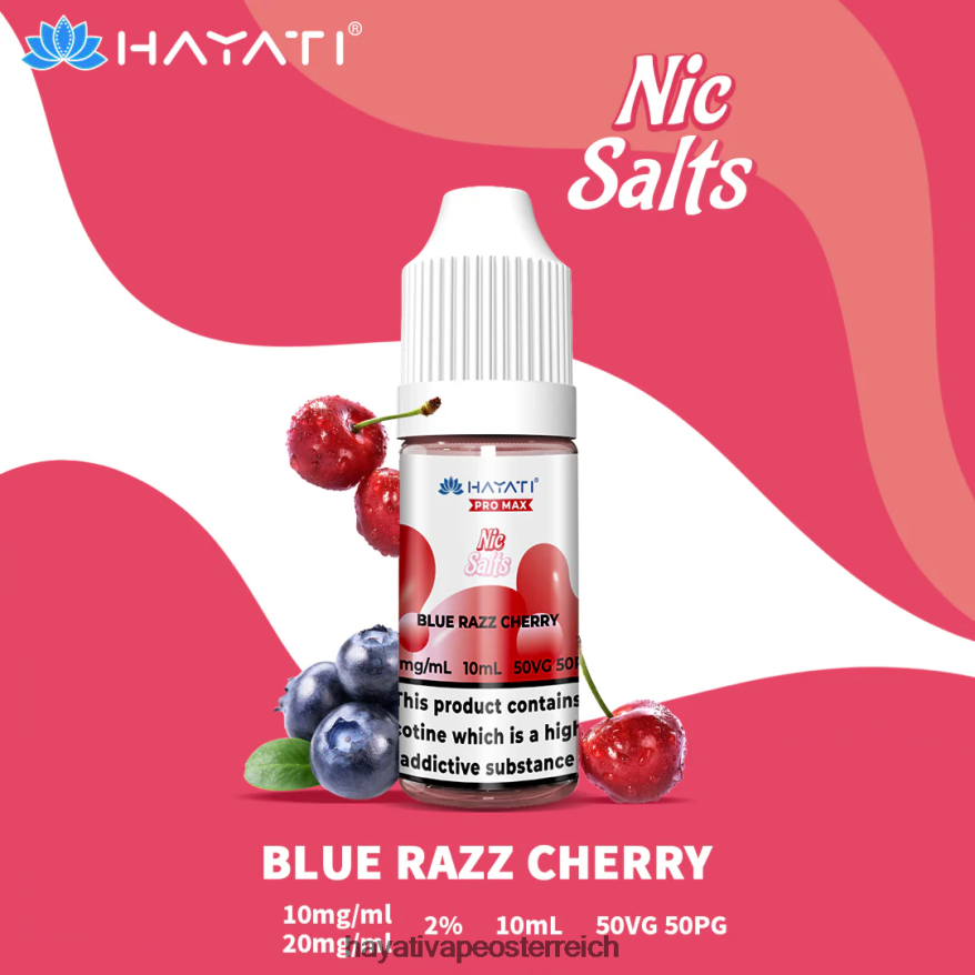 Hayati Österreich - Hayati Pro Max Schöne Salze blaue Razz-Kirsche PZRL6R231