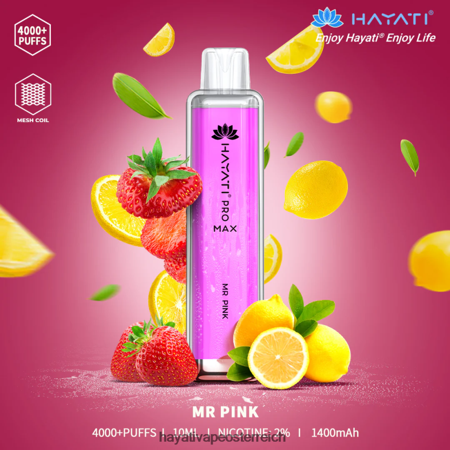 Hayati Flavour List - Hayati Pro Max Einweg Herr Pink PZRL6R135