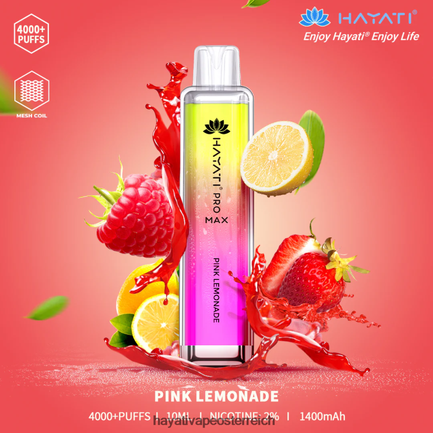Hayati Flavour List - Hayati Pro Max Einweg pinke Limonade PZRL6R115