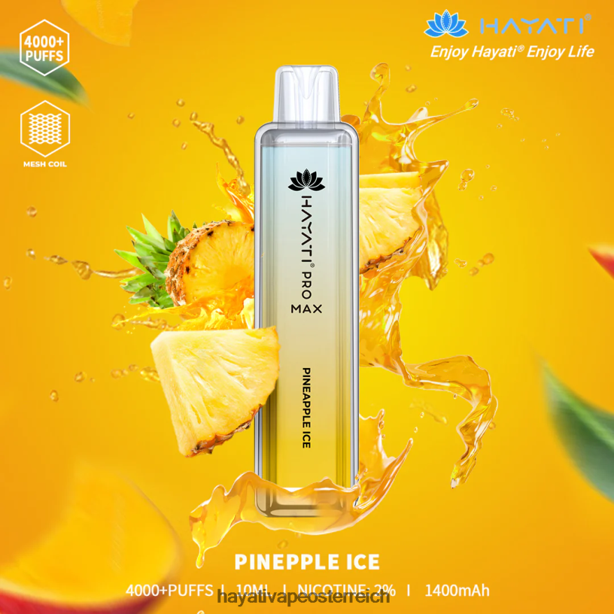 Hayati Flavours - Hayati Pro Max Einweg Ananaseis PZRL6R114