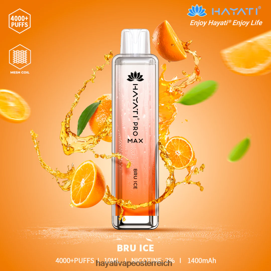 Hayati Vape Flavours - Hayati Pro Max Einweg Bru-Eis PZRL6R130