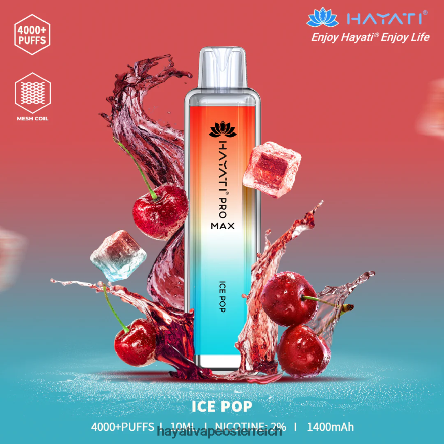 Hayati Vape Shop - Hayati Pro Max Einweg Eis am Stiel PZRL6R107