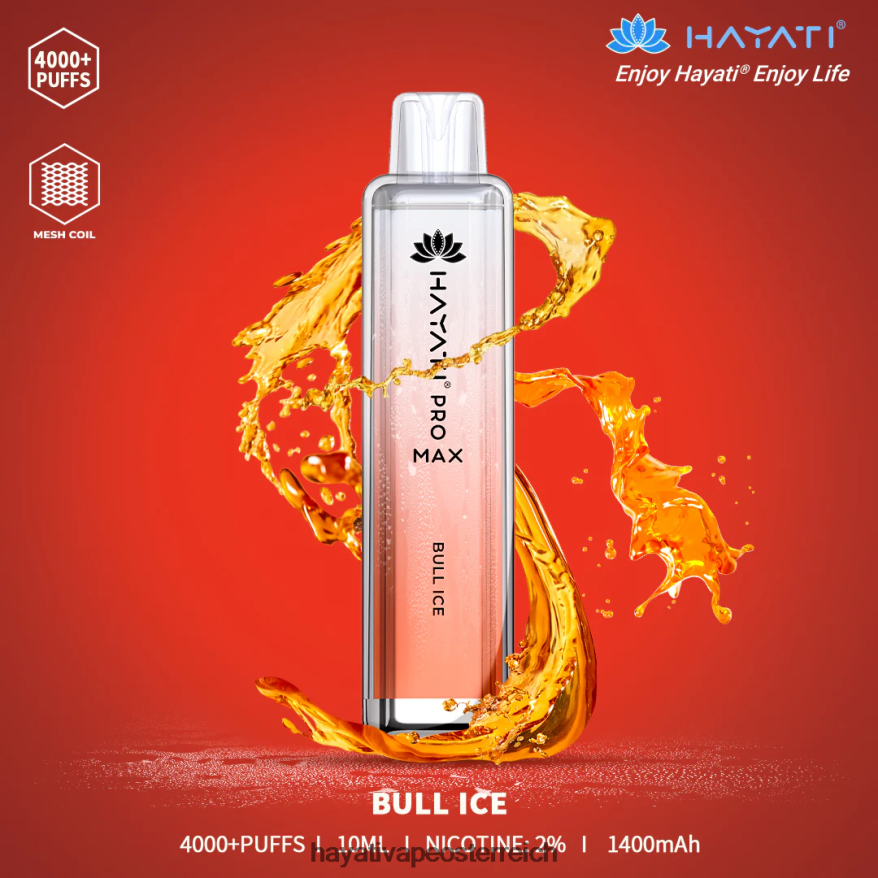 Hayati Wien - Hayati Pro Max Einweg Bulleneis PZRL6R132