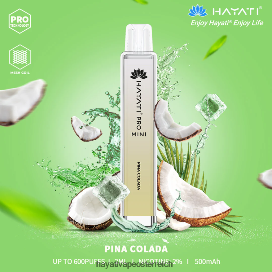 Hayati Price Österreich - Hayati Pro Mini Einweg Pina Colada PZRL6R29