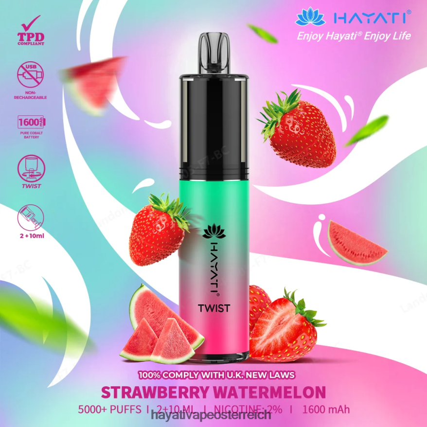Hayati Store Österreich - Hayati Twist Einweg Erdbeerwassermelone PZRL6R86