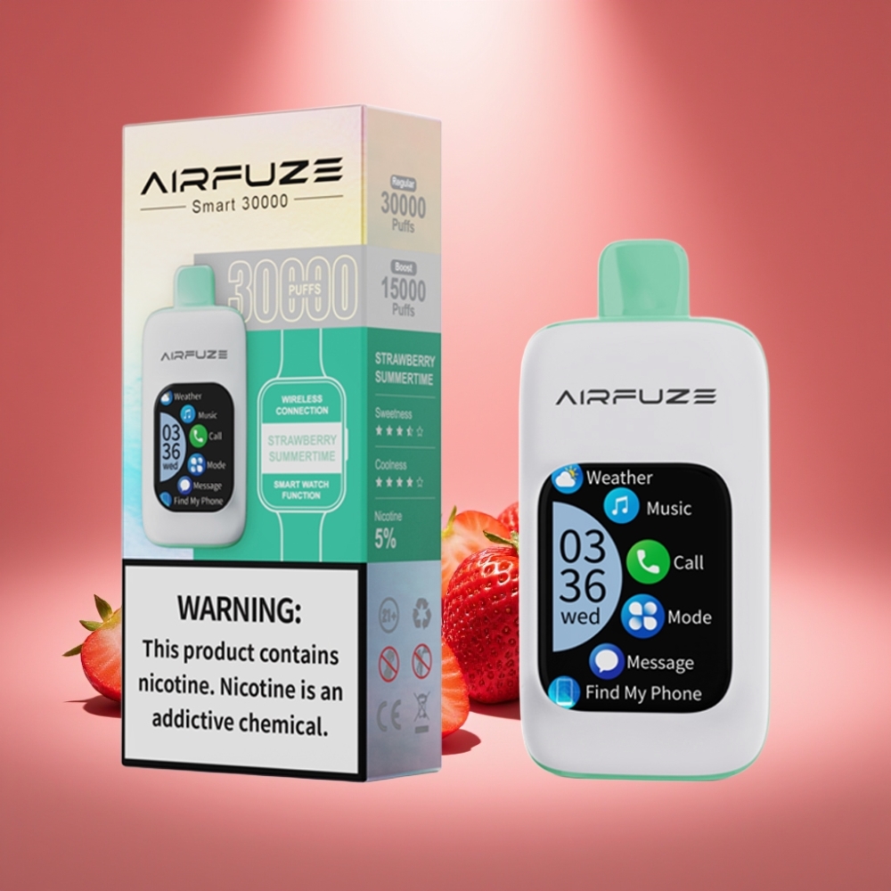 AirFuze Smart 30000 Puffs Disposable Pod Erdbeer-Sommertraum mit 5% Nikotin & 900mAh