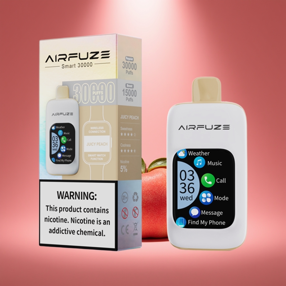 AirFuze Smart 30000 Puffs Disposable Pod Juicy Peach 5% 900mAh