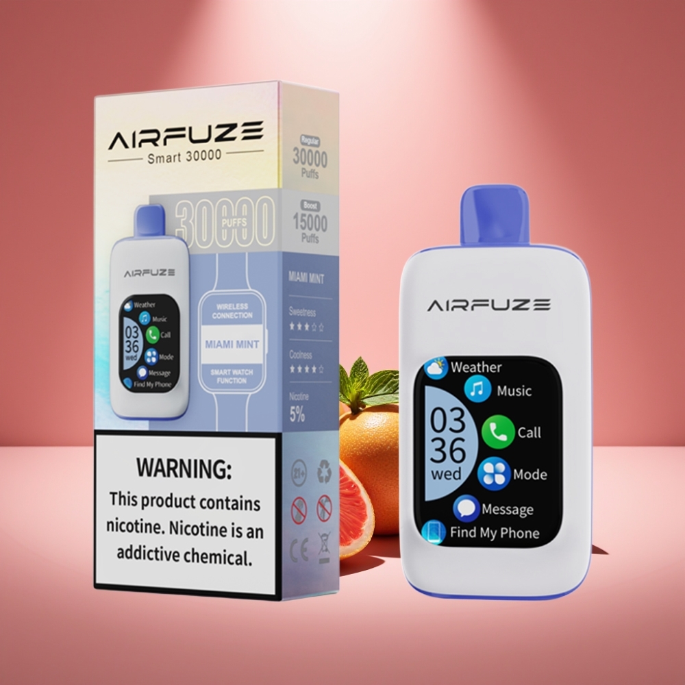 AirFuze Smart 30000 Puffs Disposable Pod Miami Minze 5% 900mAh