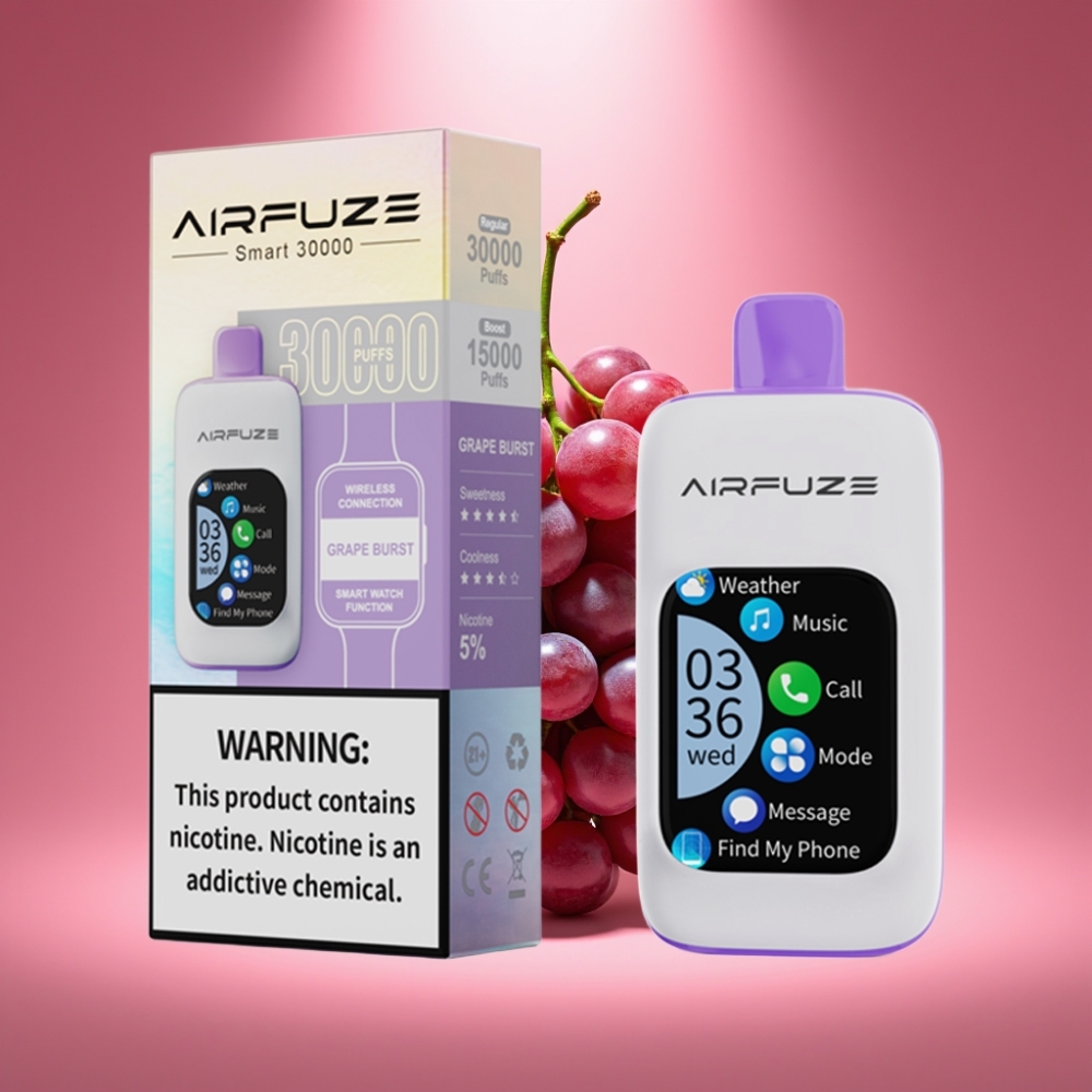 AirFuze Smart 30000 Puffs Disposable Pod Trauben-Explosion 5% Nikotin