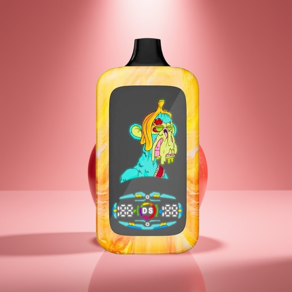 Fumot Digital Monkey Doppelapfel Wegwerf-Vape 40000 Puffs Dual Mesh Coil