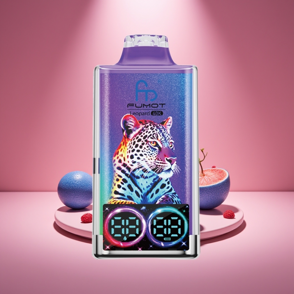 Fumot Leopard 40K Puffs Disposable Vape Herr Blau 700mAh Dual Mesh