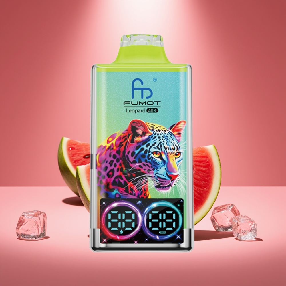 Fumot Leopard 40K Puffs Disposable Vape Wassermelone-Eis mit 700mAh Akku