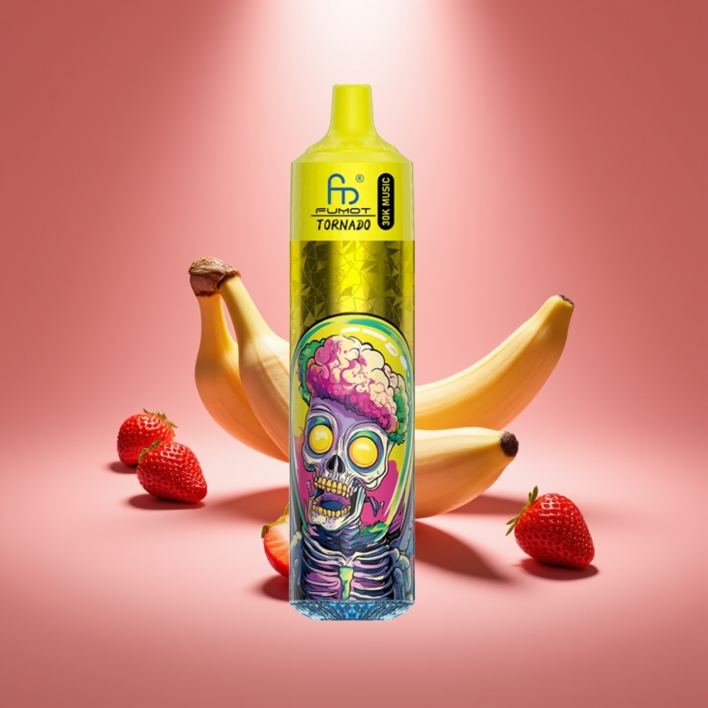 Fumot RandM Tornado 30000 Banane Erdbeere 30mL 5%
