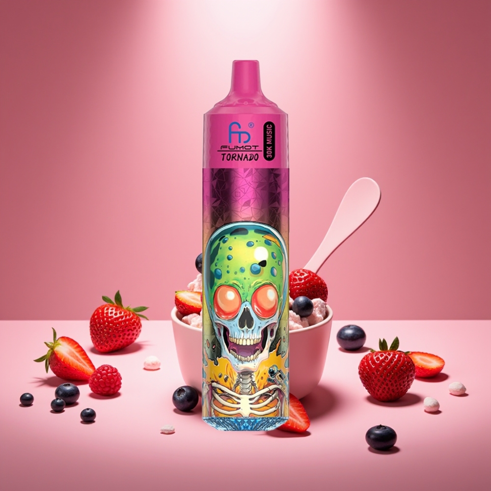 Fumot RandM Tornado 30000 Blaubeere Erdbeere Himbeere Eiscreme 30mL 5%