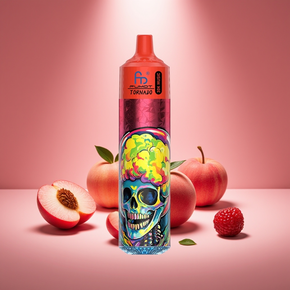 Fumot RandM Tornado 30000 Pfirsich-Beeren mit 30mL und 600mAh