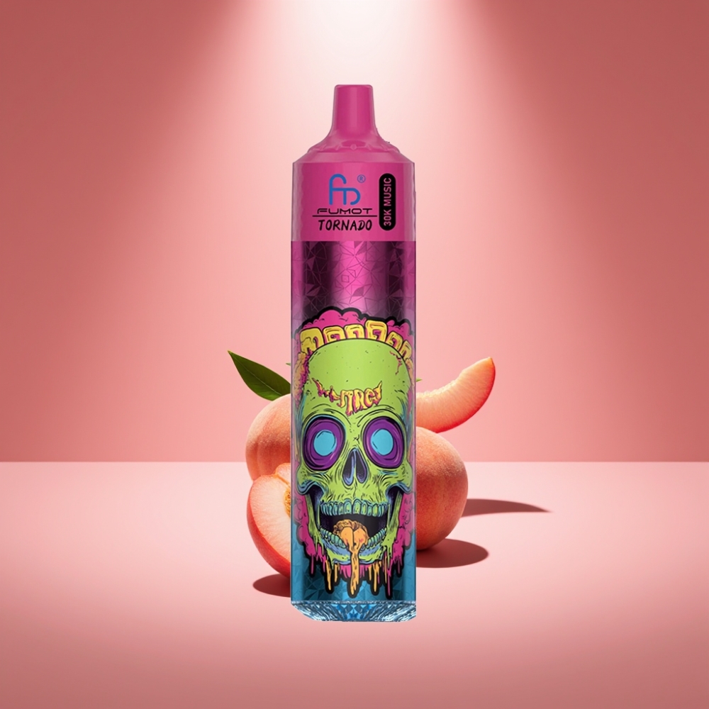 Fumot RandM Tornado 30000 Pfirsich-Eis mit 30mL und 600mAh