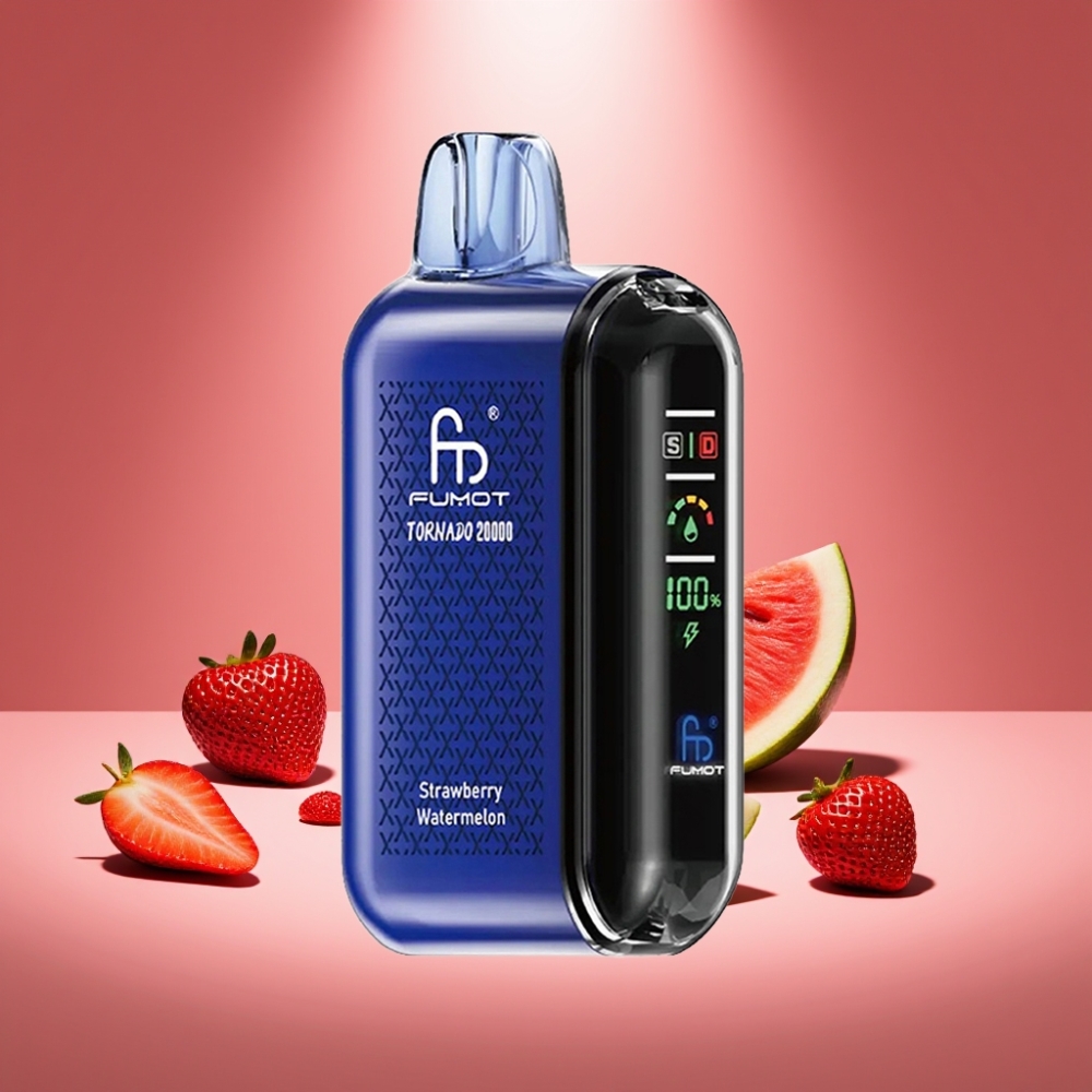 Fumot Tornado 20000 Puffs Erdbeer-Wassermelone 20ml 850mAh