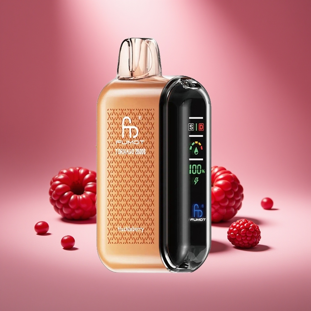 Fumot Tornado 20000 Puffs Heidelbeere mit 20ml E-Liquid und Dual Mesh Coil