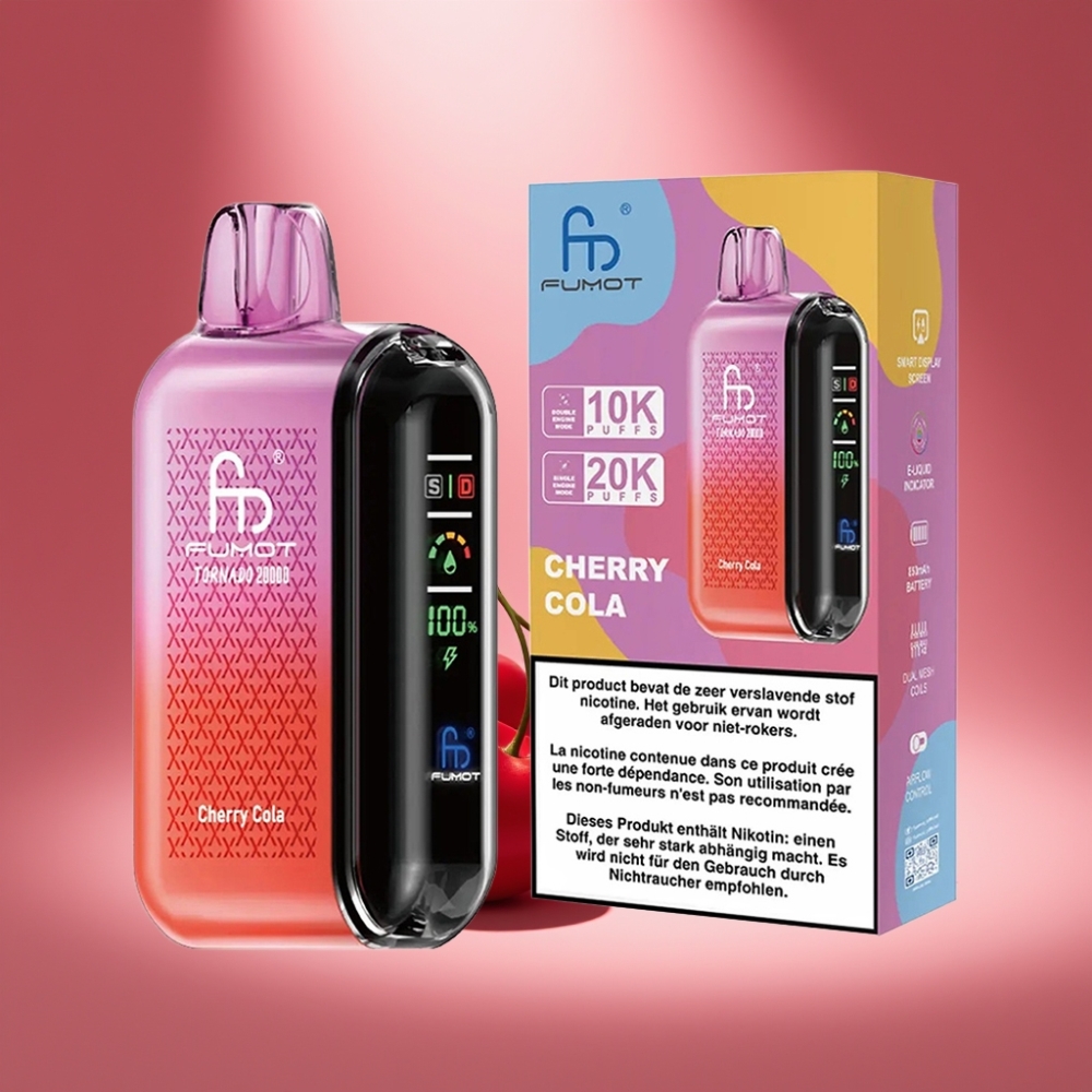 Fumot Tornado 20000 Puffs Kirsch Cola 20ml E-Liquid
