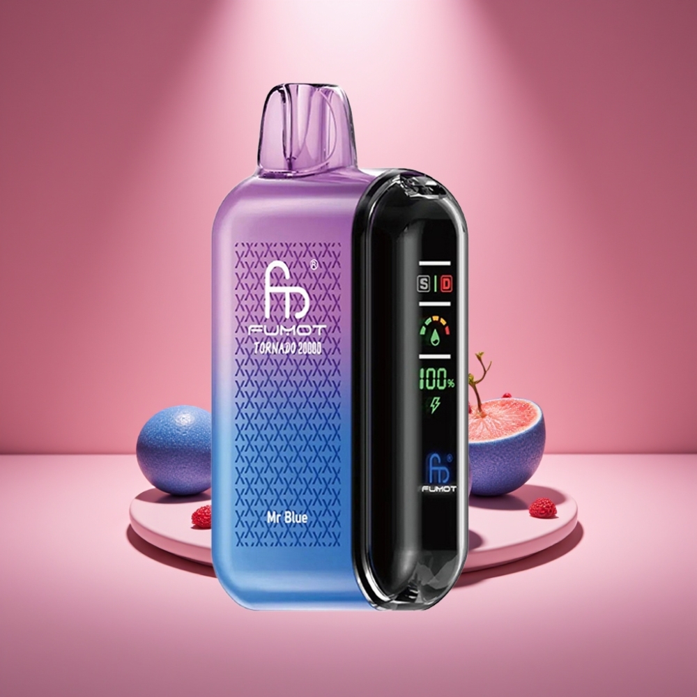 Fumot Tornado 20000 Puffs Mr Blau mit Dual Mesh Coil und 20ml E-Liquid