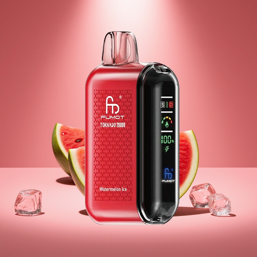 Fumot Tornado 20000 Puffs Wassermelone Eis mit Dual Mesh Coil und 20ml