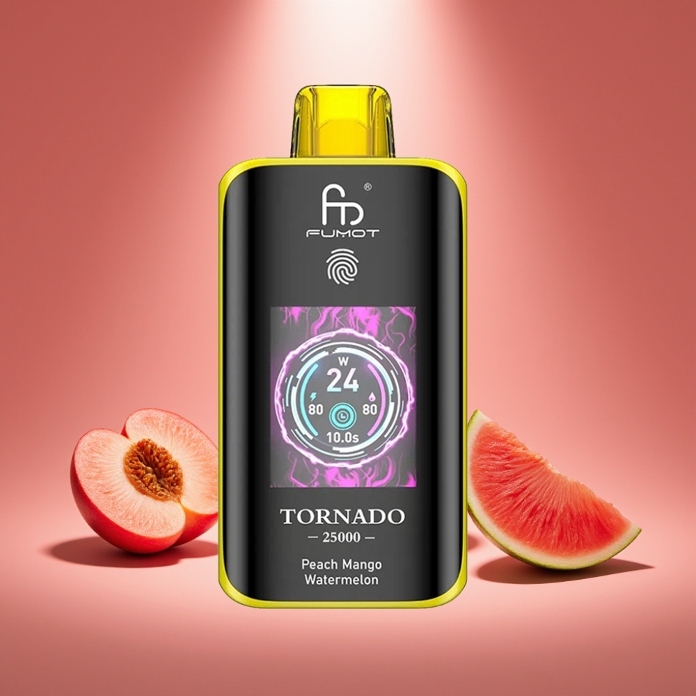 Fumot Tornado 25000 Puffs Pfirsich Mango Wassermelone 20ml 700mAh