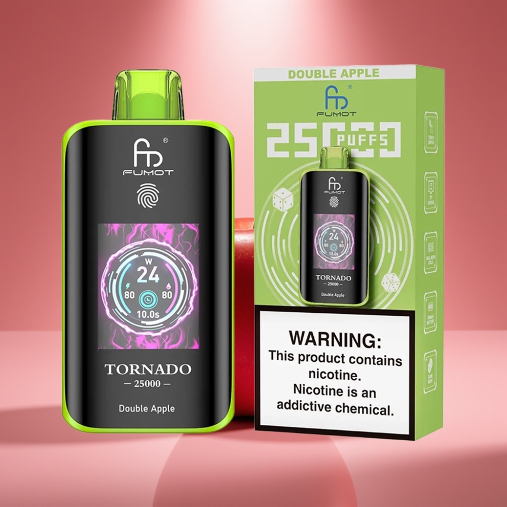 Fumot Tornado Doppelapfel 25000 Puffs 20ml