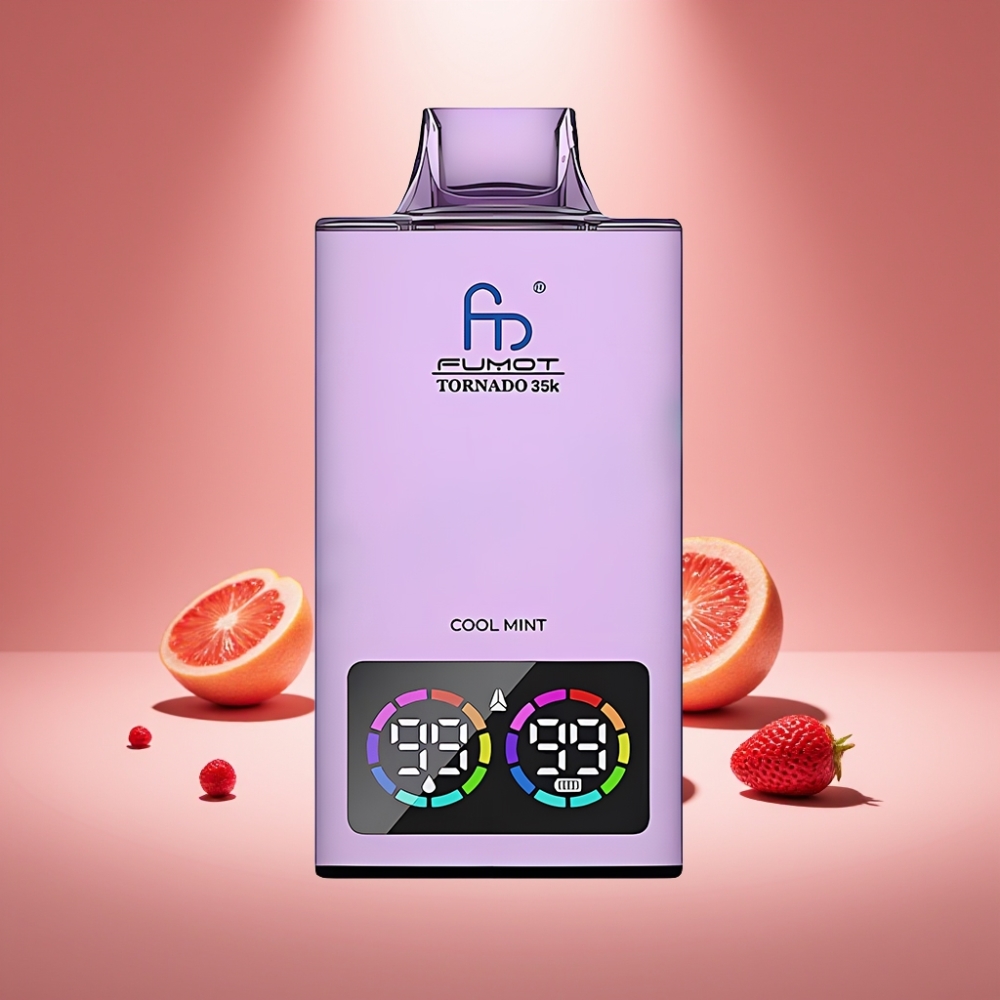 Fumot Tornado 35K Wegwerf-Vape Kühlminze mit Dual Mesh Coil und 35000 Zügen