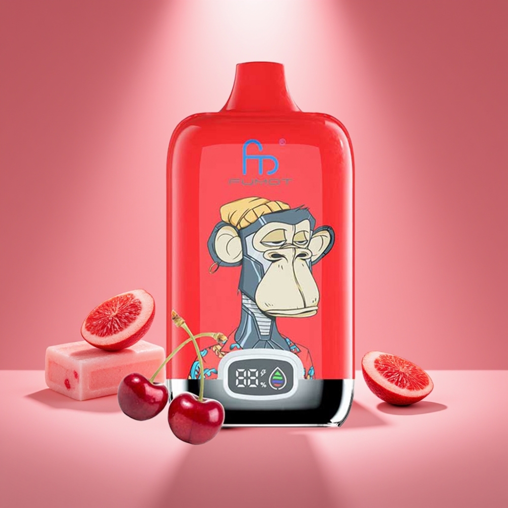 Fumot Tornado Digital Box 12000 Puffs Eis-Pop mit Mesh Coil und Typ-C-Ladung