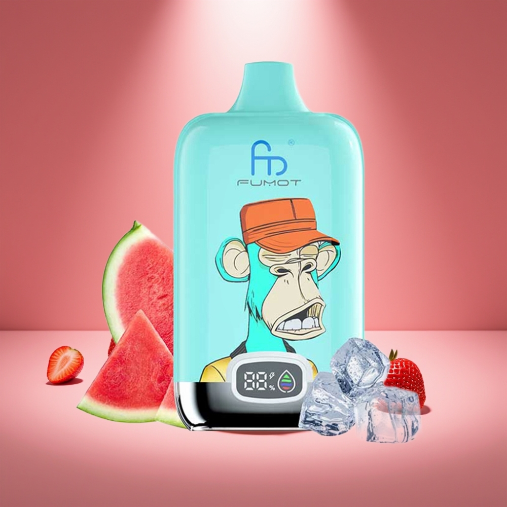 Fumot Tornado Digital Box Erdbeer Donut 20ml 12000 Puffs