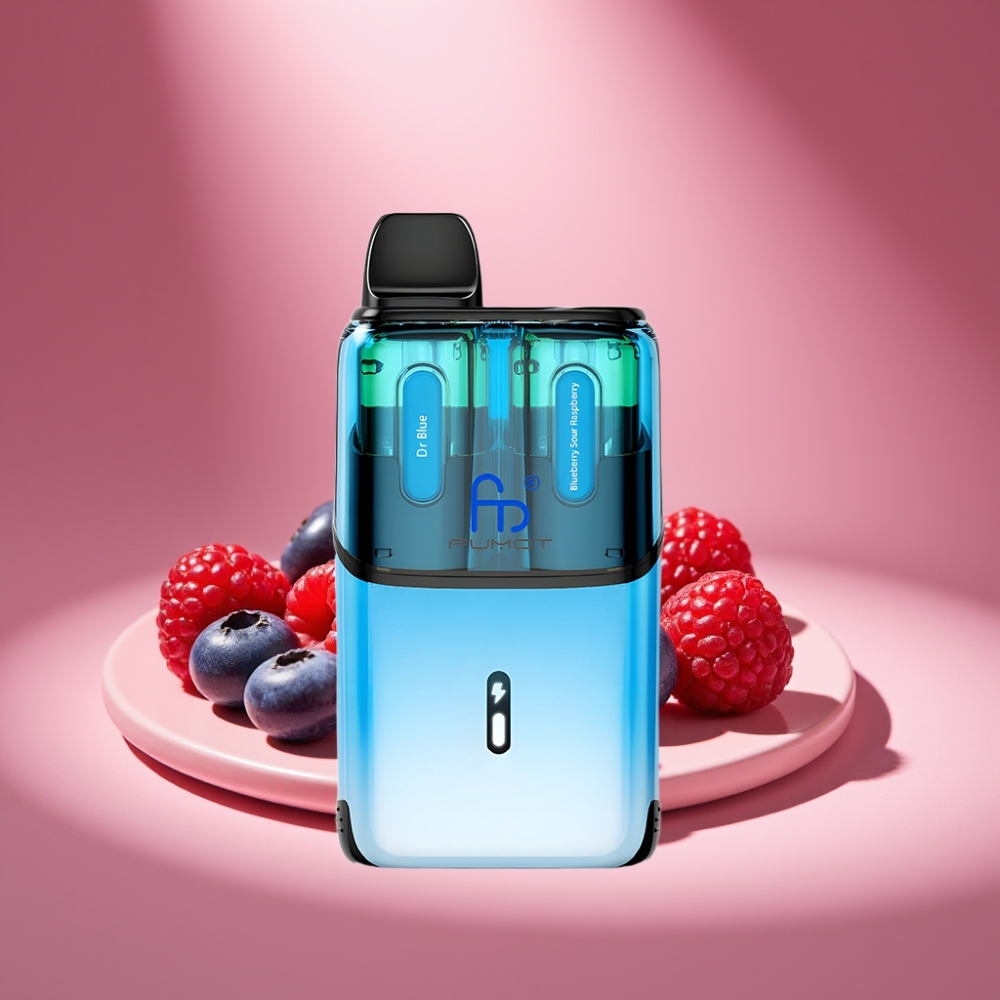 Fumot Ultra T32000 Disposable Vape Dr Blue - Blaubeere Saure Himbeere mit 24ml & 800mAh
