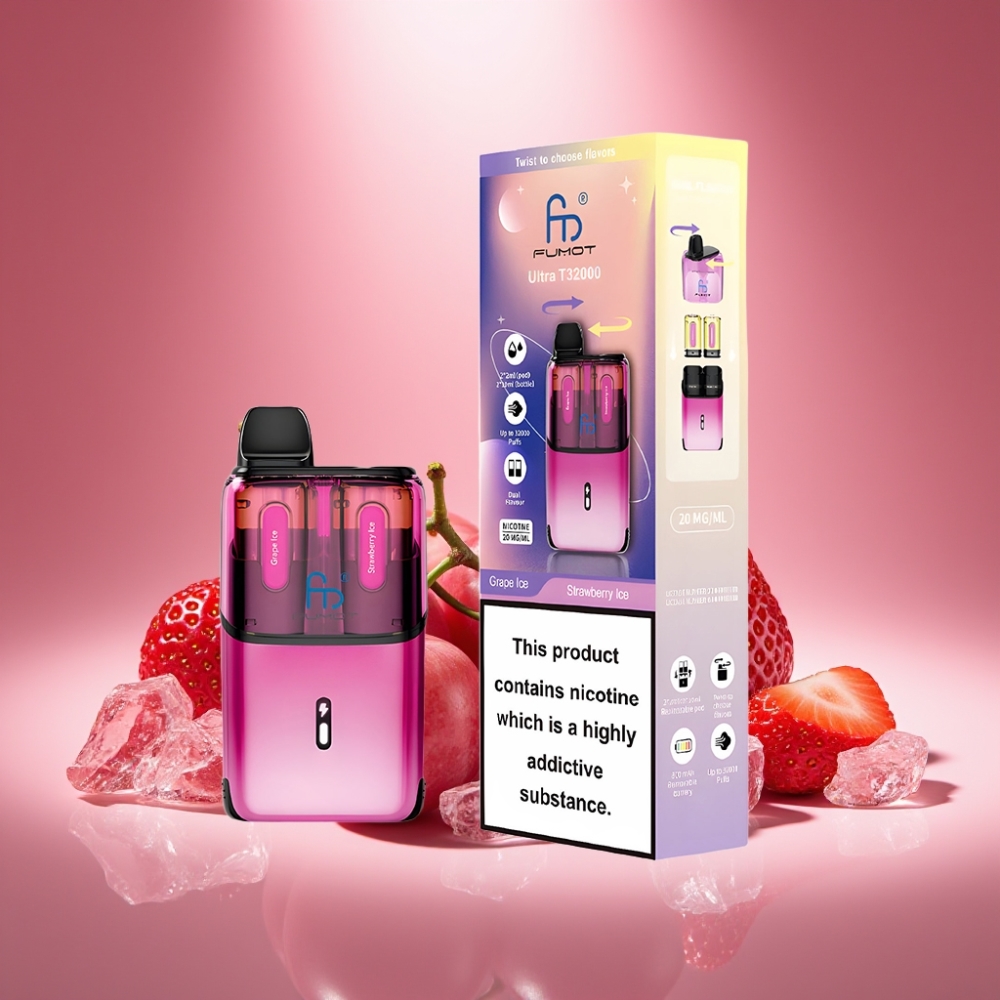 Fumot Ultra T32000 Grape Ice - Strawberry Ice 24ml & 800mAh