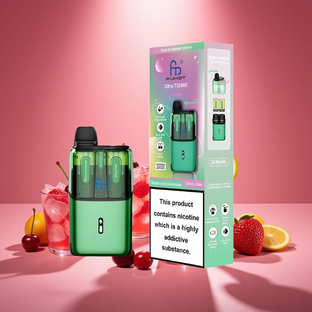 Fumot Ultra T32000 Schwarzjohannisbeere Zitronenlimonade - Kirschcola 24ml 800mAh