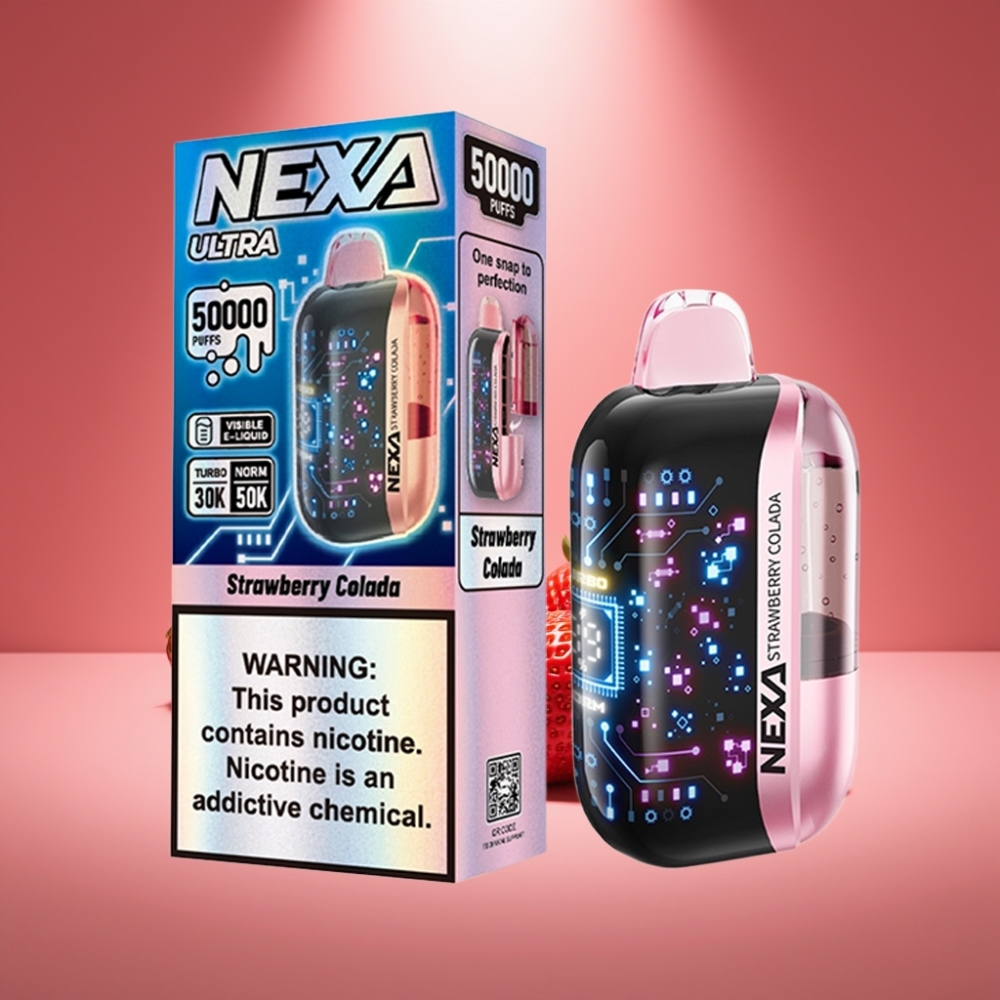 NEXA Ultra 50K Disposable Vape Erdbeer Colada 20ml 50000 Puffs