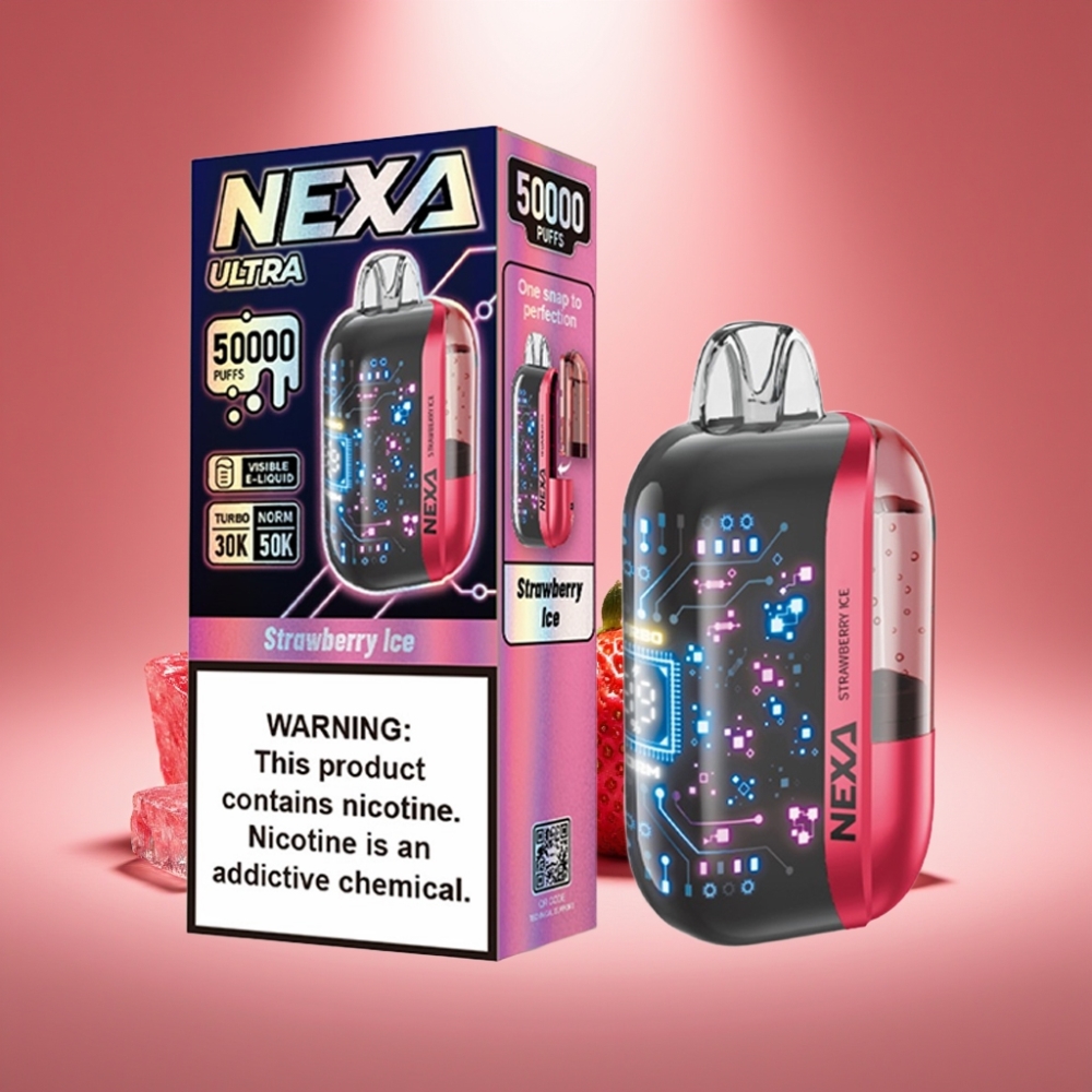 NEXA Ultra 50K Disposable Vape Erdbeer-Eis 20ml 5%