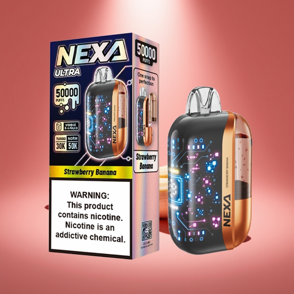 NEXA Ultra 50K Disposable Vape Erdbeere Banane 20ml 50000 Puffs