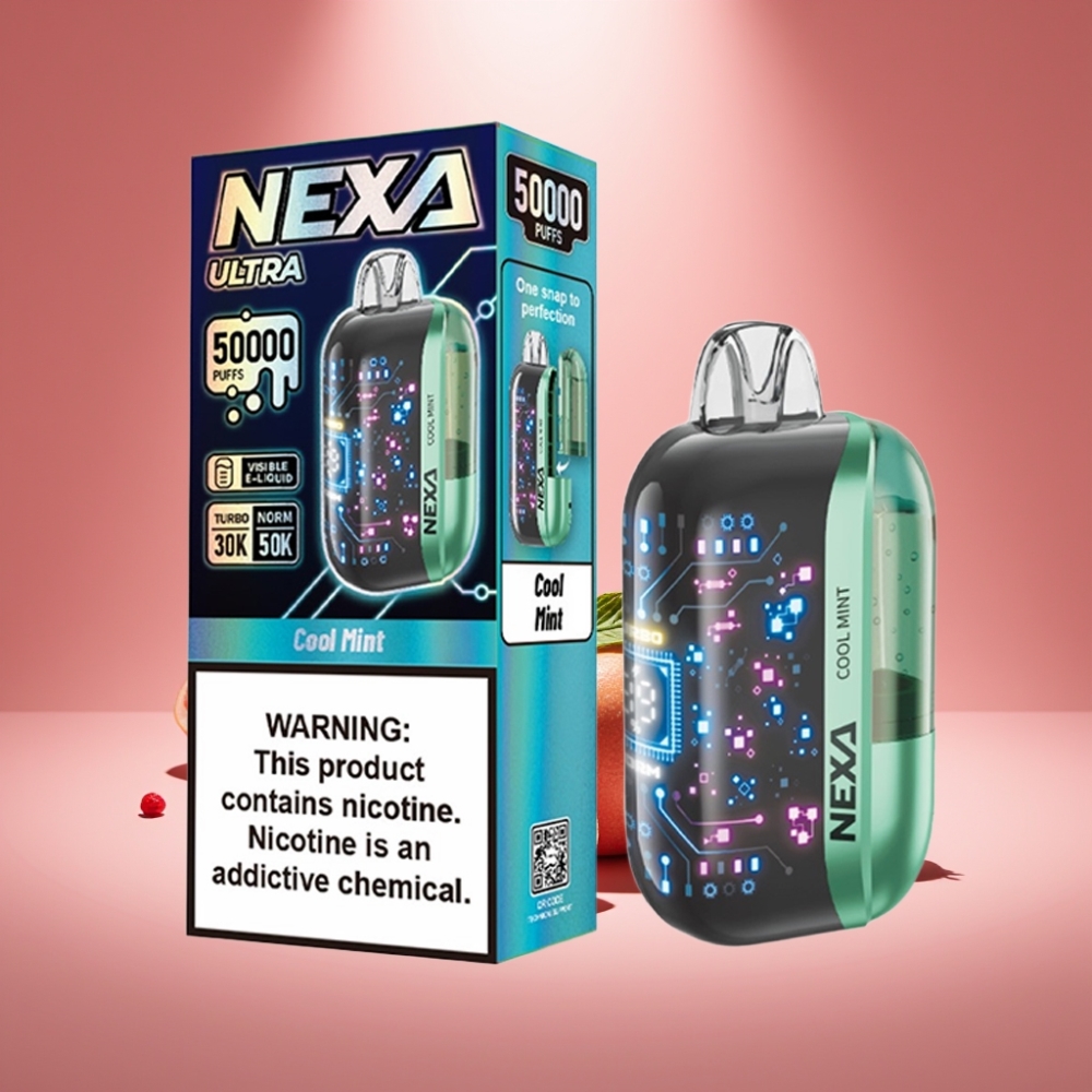 NEXA Ultra 50K Disposable Vape Erfrischend Minze 20ml 800mAh