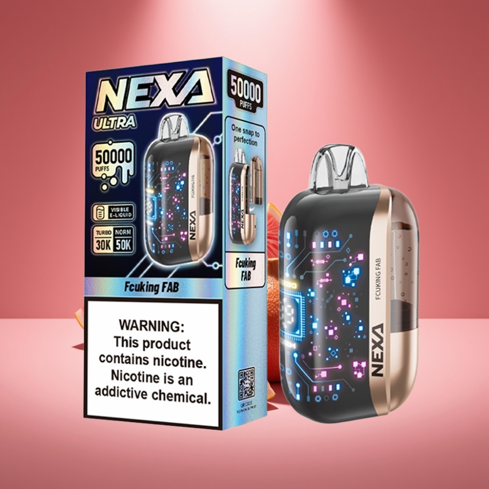 NEXA Ultra 50K Disposable Vape Fcuking Fab mit 20ml und 50000 Puffs