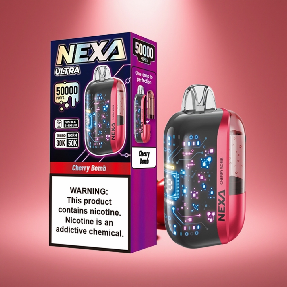 NEXA Ultra 50K Disposable Vape Kirschgeschmack mit 20ml und 50000 Zügen