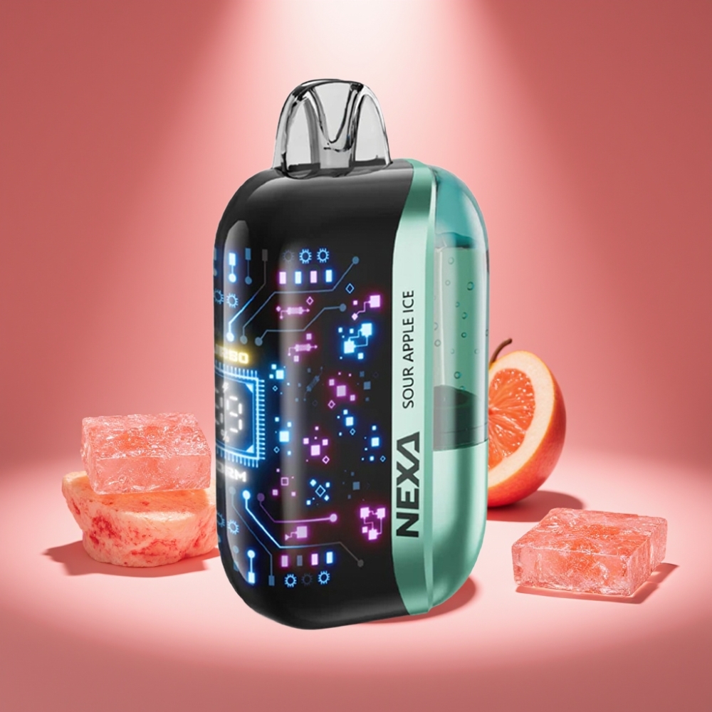 NEXA Ultra 50K Disposable Vape Sauer Apfel Eis mit 20ml und 50000 Puffs