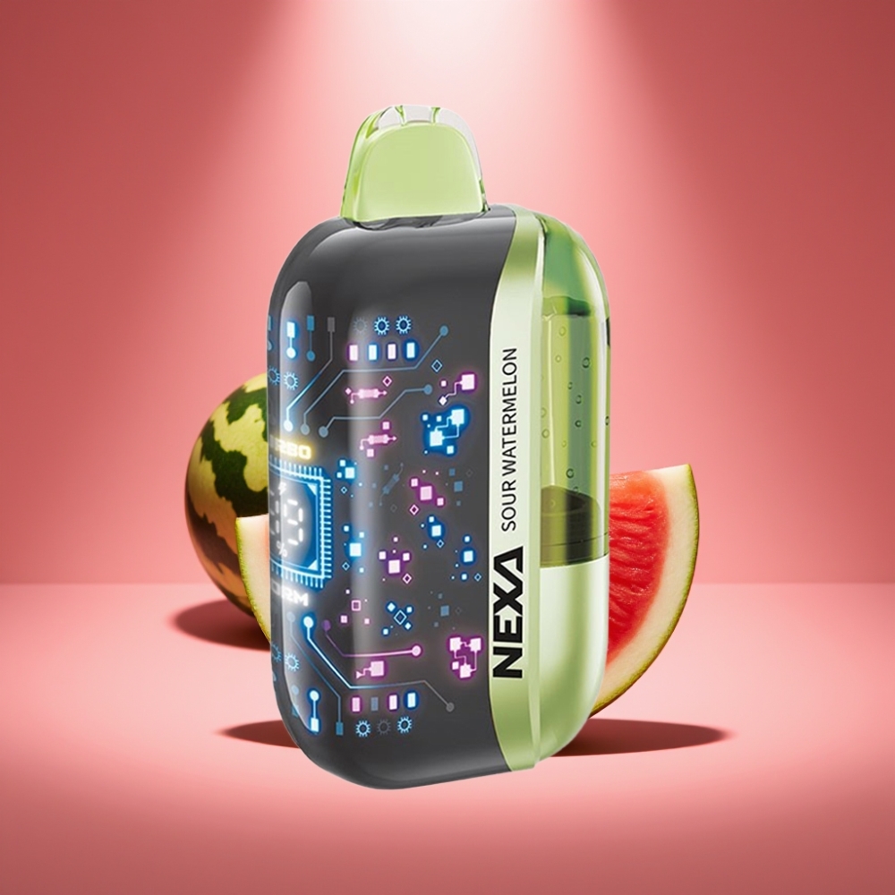NEXA Ultra 50K Disposable Vape Sauermelone mit 20ml Kapazität und 50000 Puffs