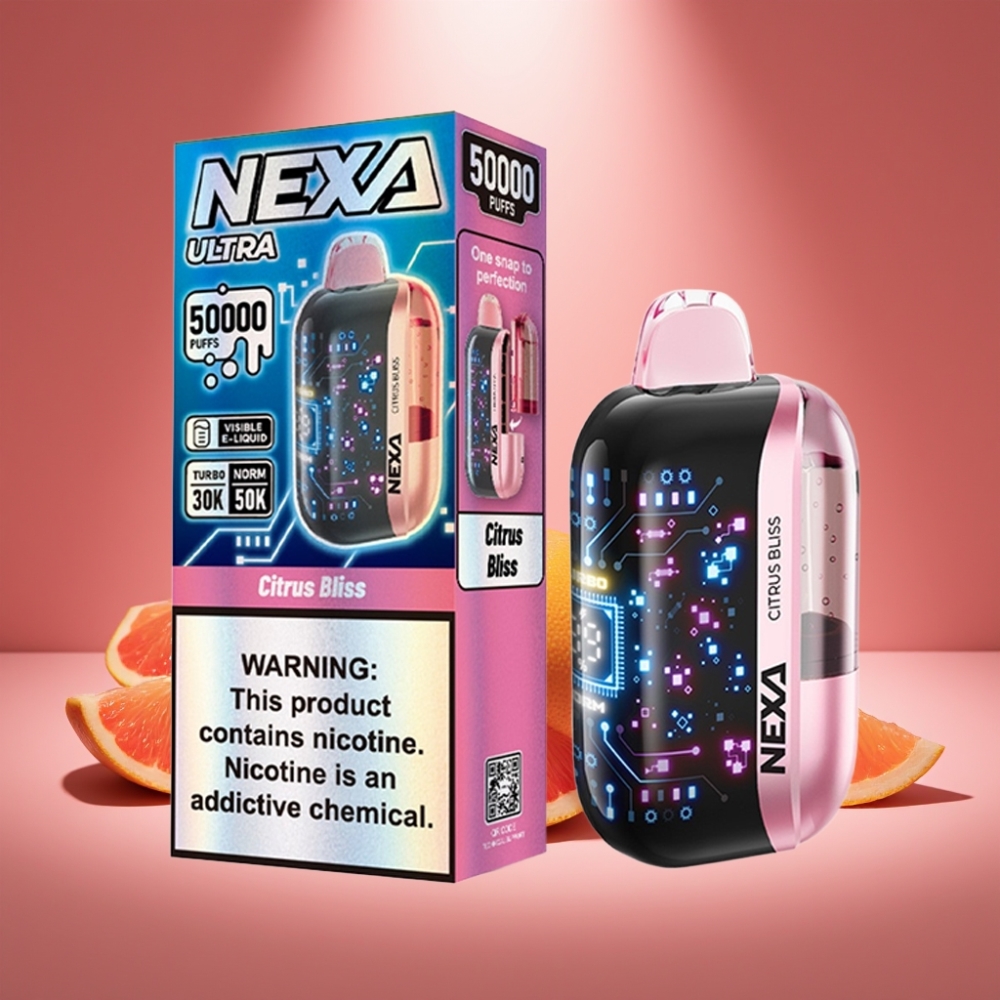 NEXA Ultra 50K Disposable Vape Zitrusfreude 20ml 50000 Puffs