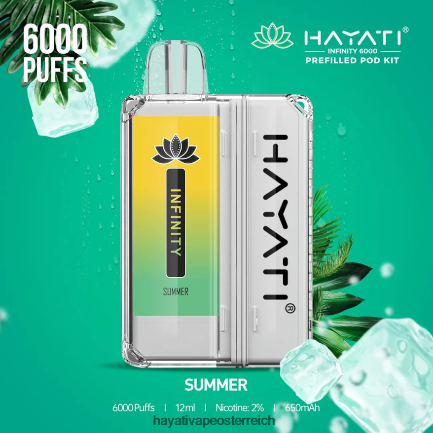 Hayati Wien - Hayati Infinity 6000 Pod-Kits Sommer PZRL6R162