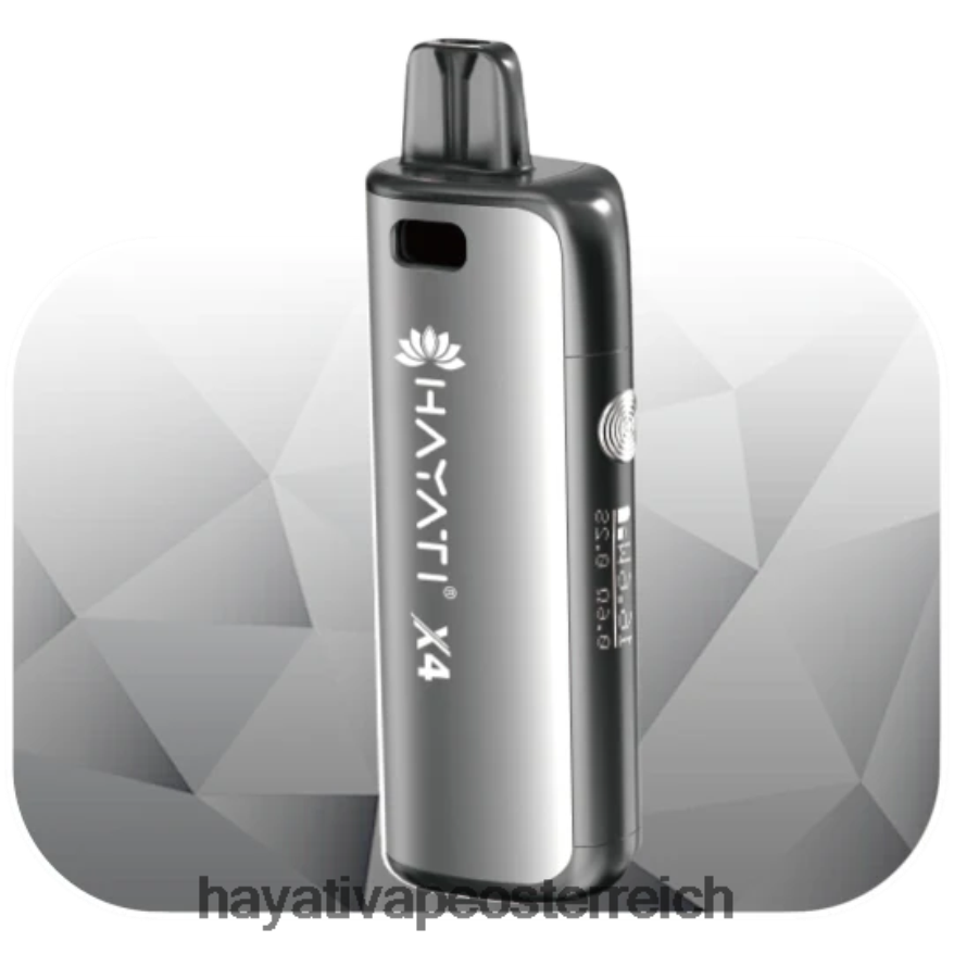 Hayati Vape Flavours - Hayati X4 nachfüllbares Pod-System Mitternachtsgrau PZRL6R60